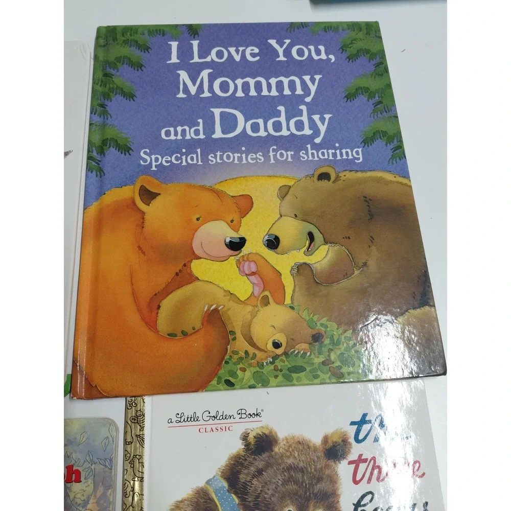 Lot of 5 Children's Books Disney Frozen Winnie the Pooh Three Bears Unicorn